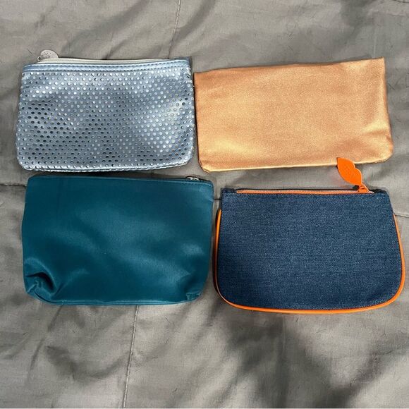 Ipsy Set of 4 Makeup Cosmetic Pouch Zippered Bags - Picture 2 of 2